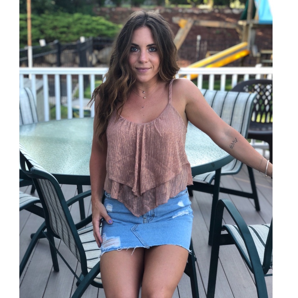 Spaghetti Strap Crop Top